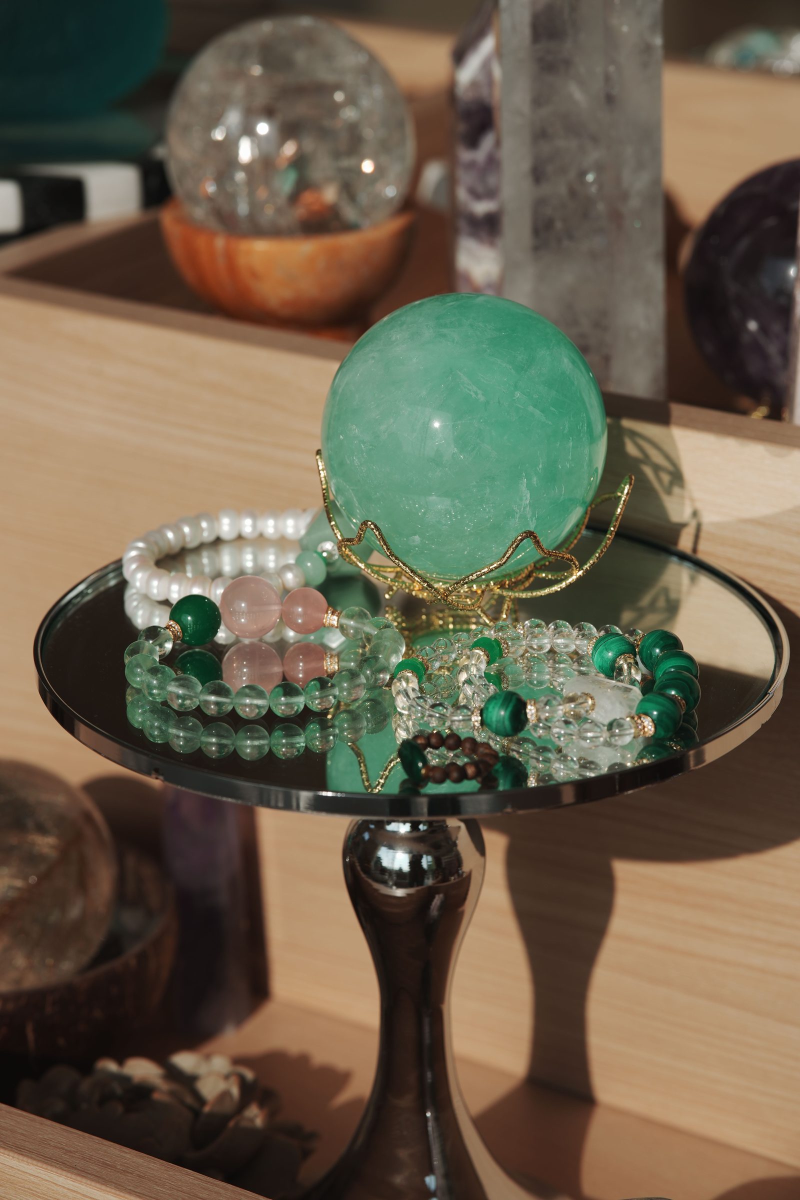 Crystal spheres