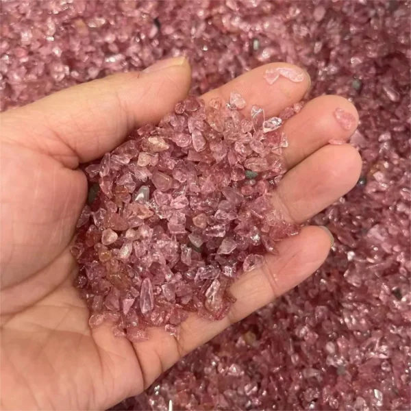 3-5mm Natural Gemstone Rose Quartz Crafts Tumbled Bulk Crystal Healing Stone Chips Gravel Wholesale Home Fish Tank Decoration 3-5mm Natural Gemstone Rose Quartz Crafts Tumbled Bulk Crystal Healing Stone Chips Gravel Wholesale Home Fish Tank Decoration