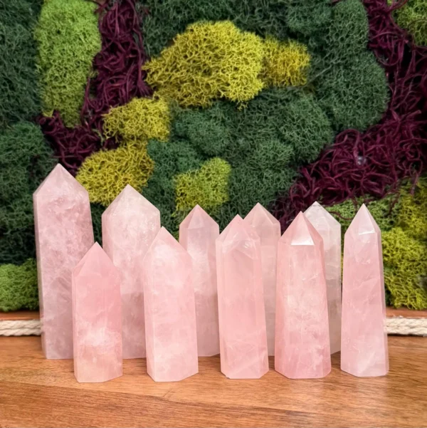Rose Quartz Crystal Towers Rose Quartz Crystal Towers