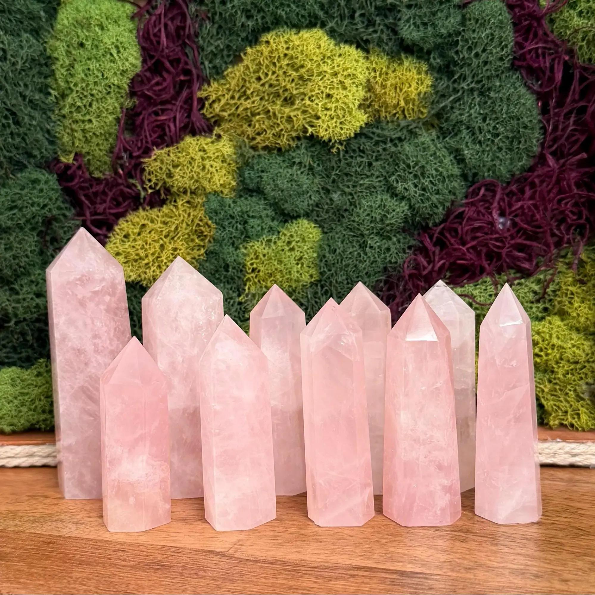 Rose Quartz Crystal Tower - Numbered Selection